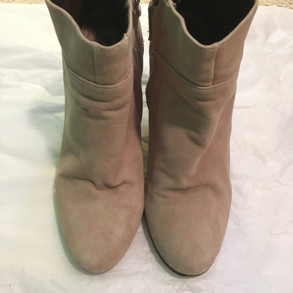 Sam Edelman light beige booties suede 8m used - Picture 6 of 8